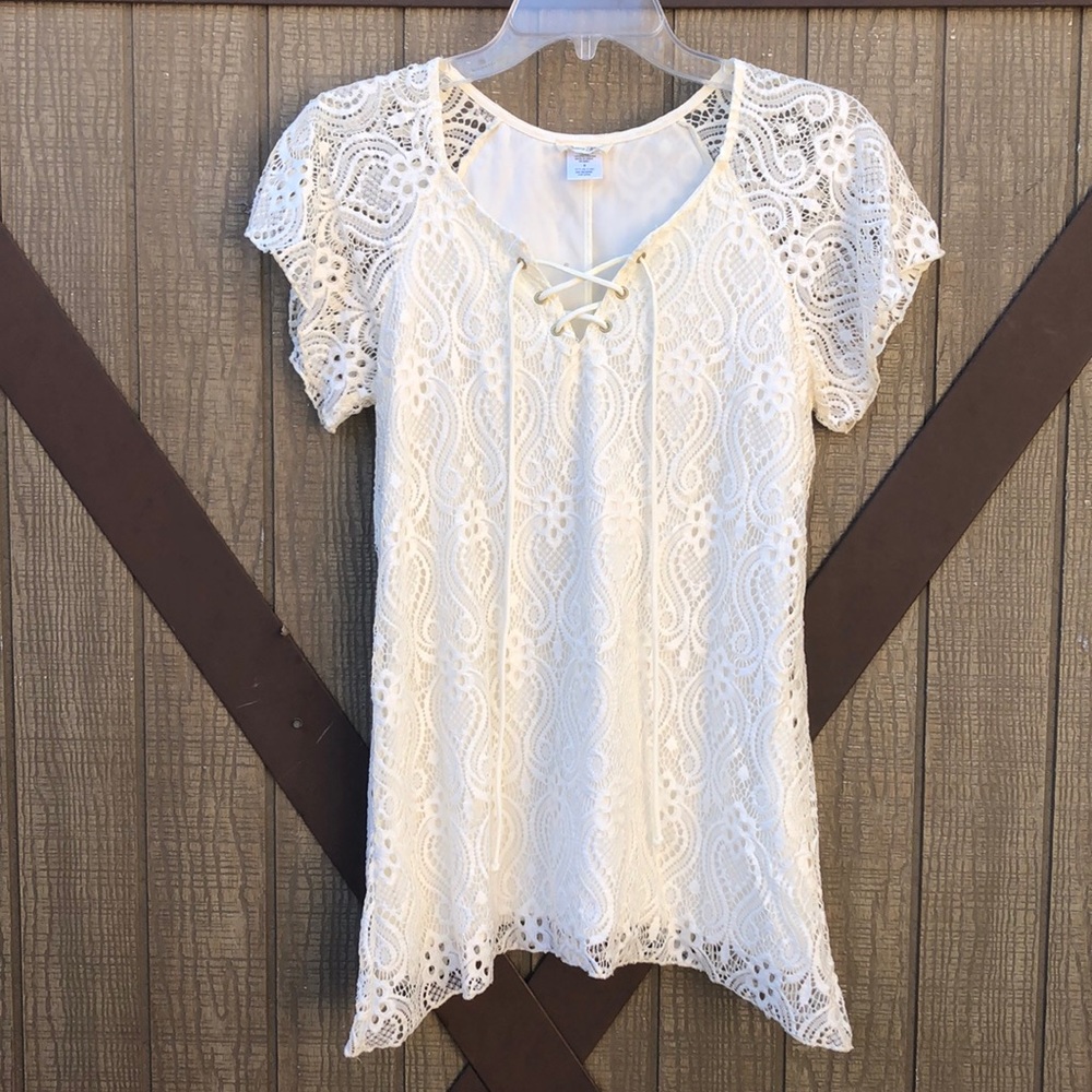 Ivory Lace T-shirt